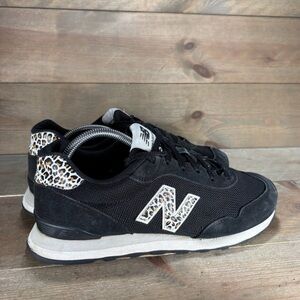 New balance 515 womens size 10 shoes black leopard print running sneakers